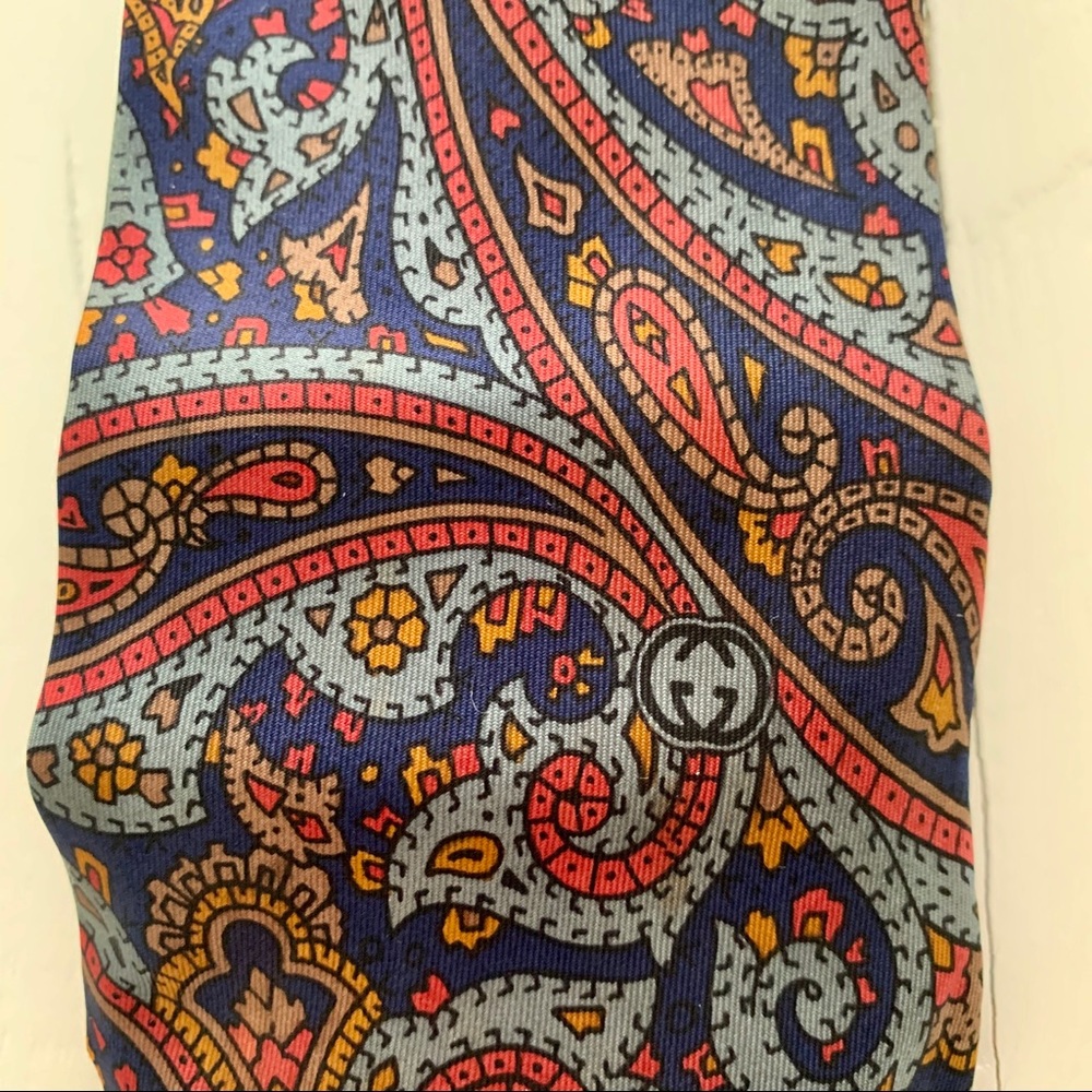 Gucci silk tie vintage - Picture 2 of 5